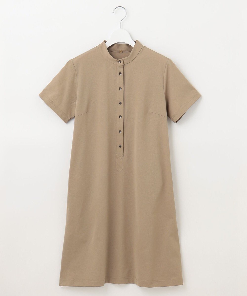 23区GOLF 2WAY着用可能【23Fondation/WOMEN】衿付き シャツワンピース 