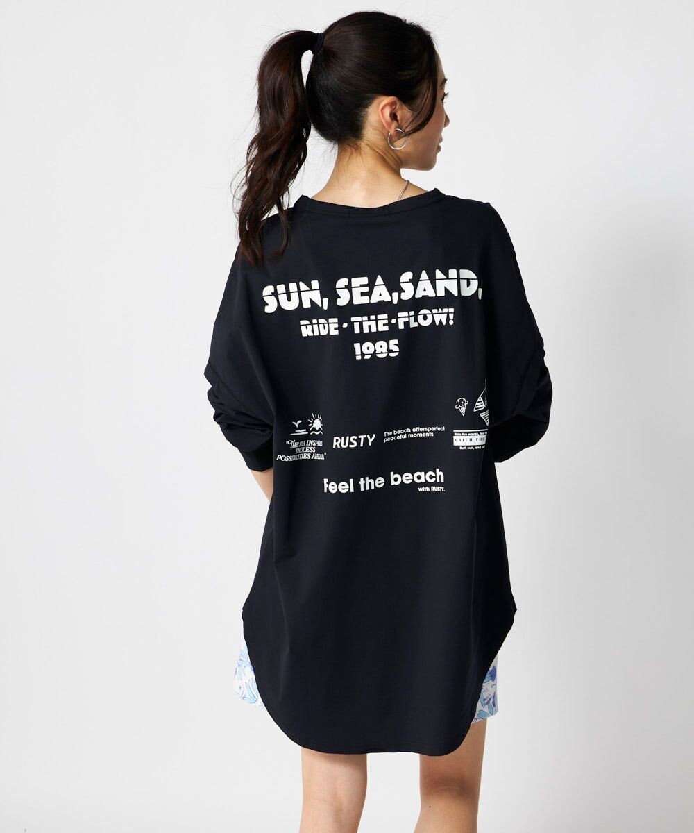 OP／FILA 【RUSTY】らくティブ｜プリント長袖Tシャツ 