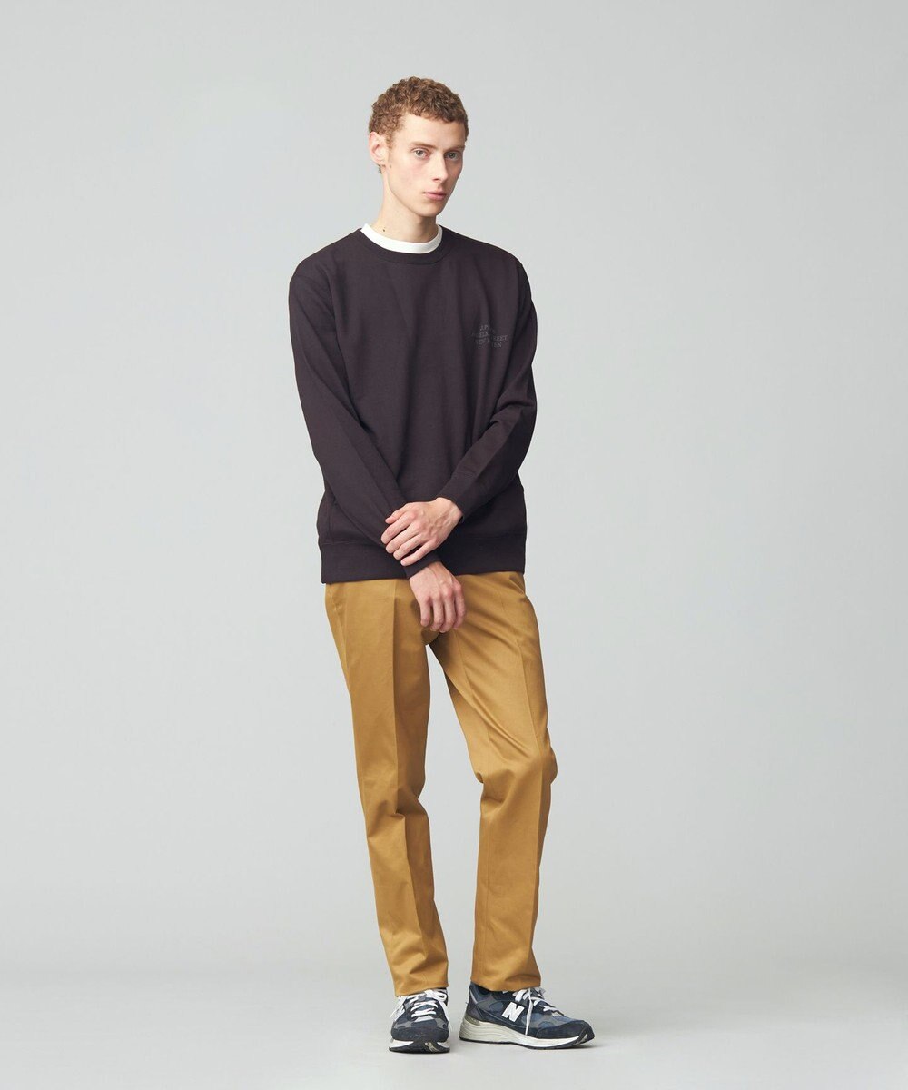 J.PRESS MEN インレージャージー アドレスプリント ロゴトレーナー 