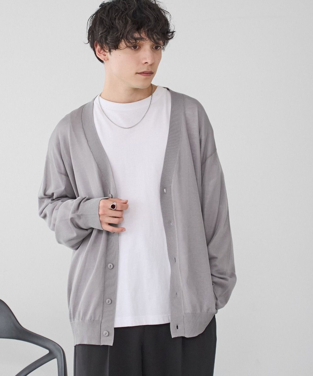 WEGO 【ユニセックス着用ITEM/紫外線対策/冷房対策】シアーカーディガン 