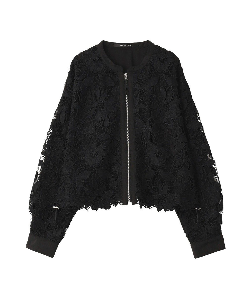 YECCA VECCA レースブルゾン 