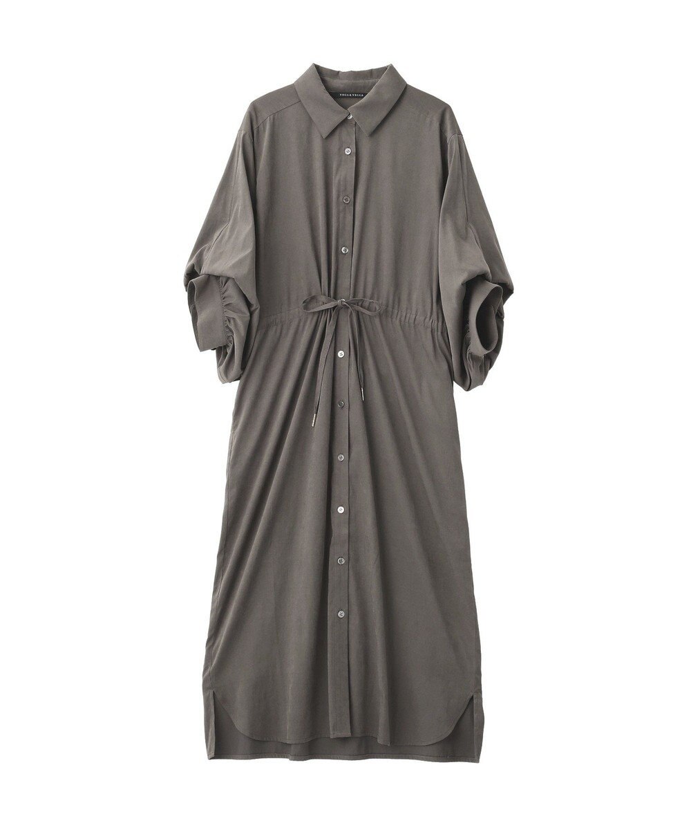 YECCA VECCA UVカット2way袖バルーンワンピース 