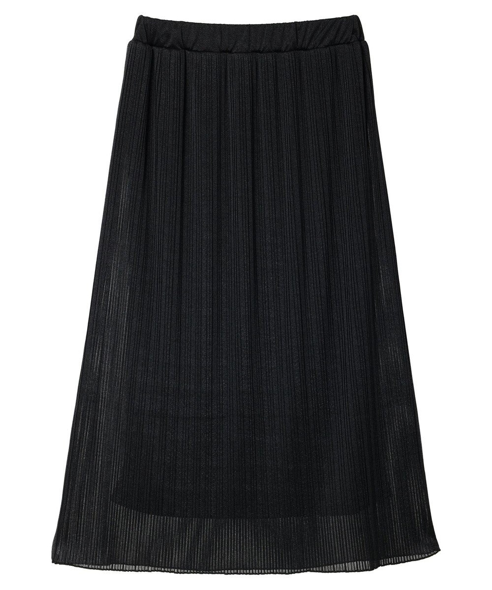Green Parks ラメプリーツＩラインスカート 
