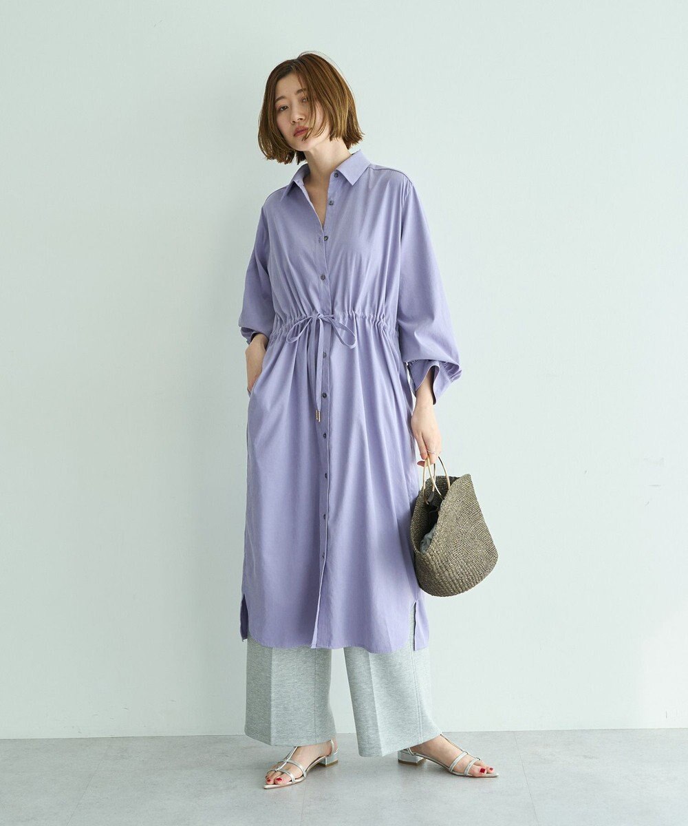 YECCA VECCA UVカット2way袖バルーンワンピース 