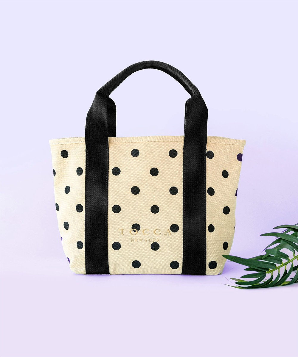 WEB＆一部店舗限定】TOCCA DOT CANVAS TOTE トートバッグ / TOCCA