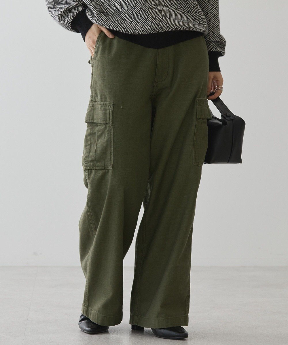 AMERICAN HOLIC 綿スラブカーゴパンツ 