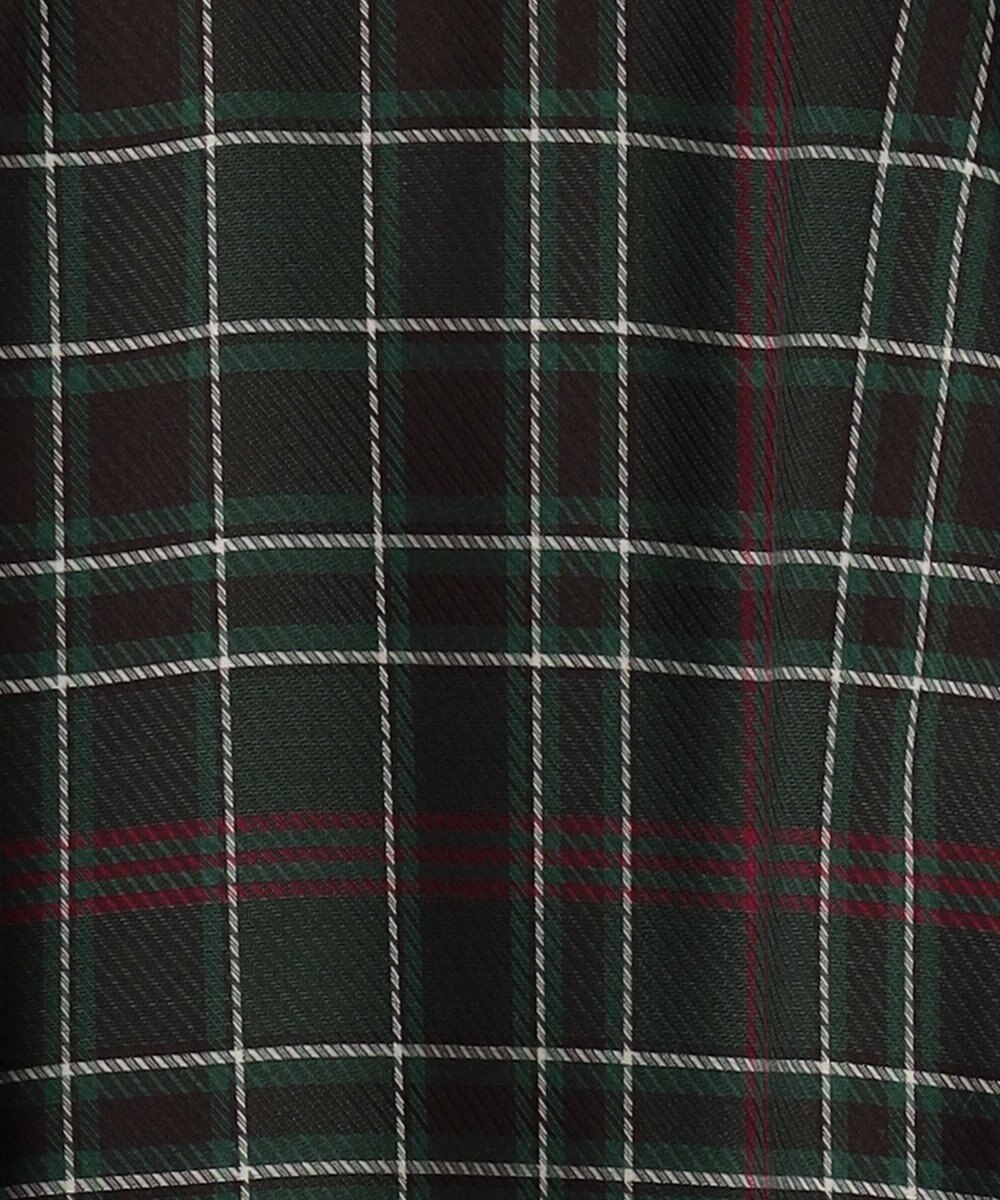 組曲 L シアーツイルチェック フレアスカート 