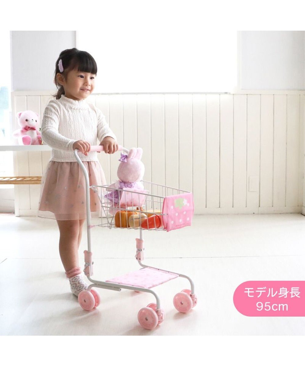 Mother garden マザーガーデン おままごと 野いちご ショッピングカート 《いちご×リボン》 