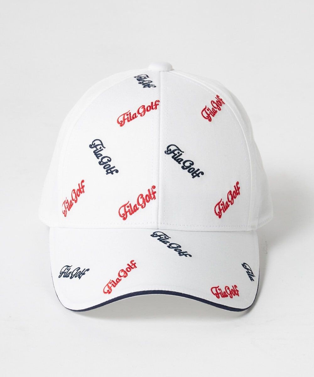 FILA GOLF／marie claire 【FILA GOLF】飛び柄刺繍キャップ 