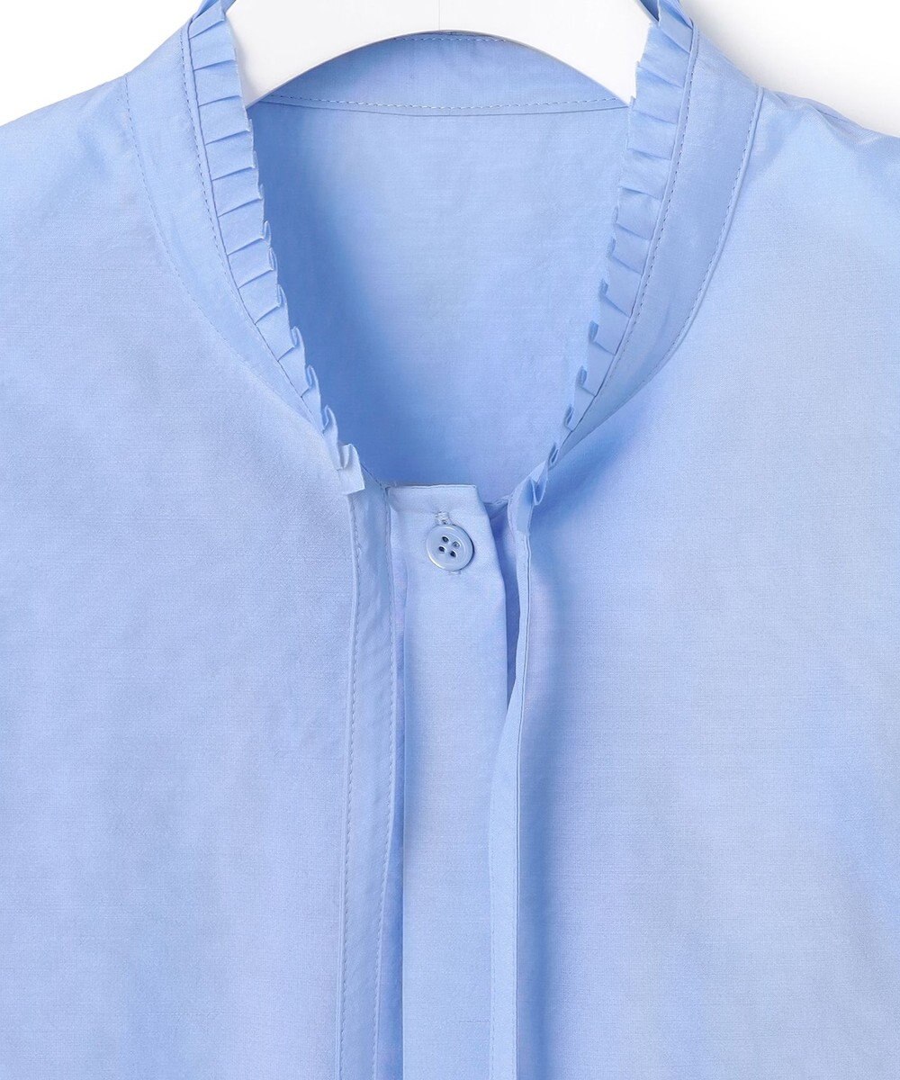 ICB セシェシルキーローン フレンチスリーブボウタイブラウス 