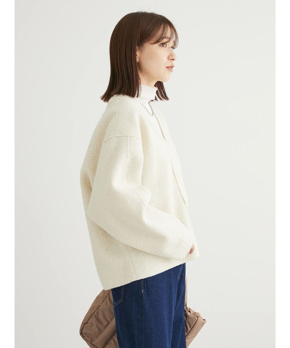 Green Parks ・ＥＬＥＮＣＡＲＥ　ＤＵＥ　ブークレＶネックカーデ 