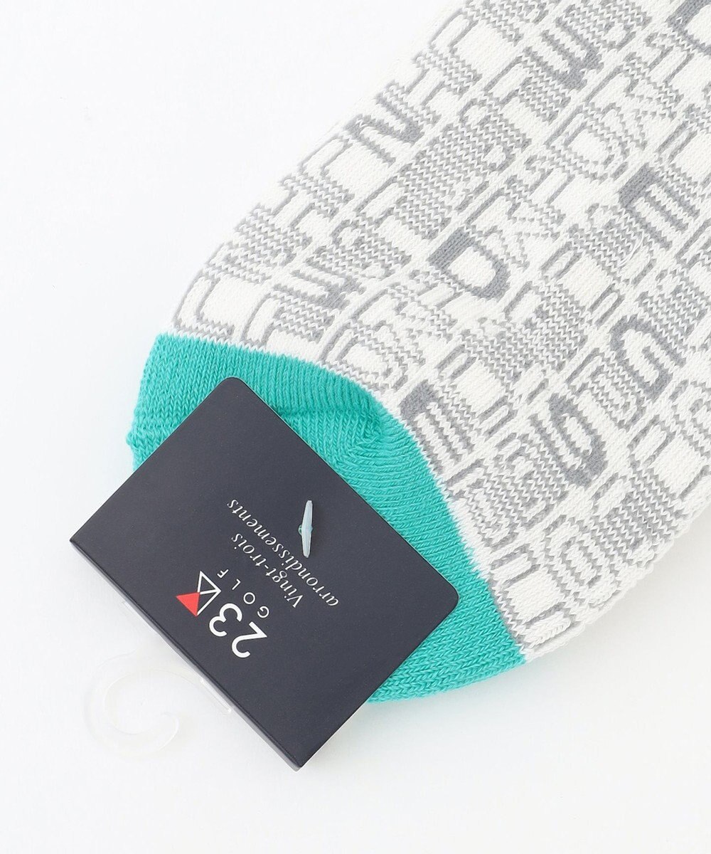 23区GOLF 【MEN】総ロゴ アンクルソックス 