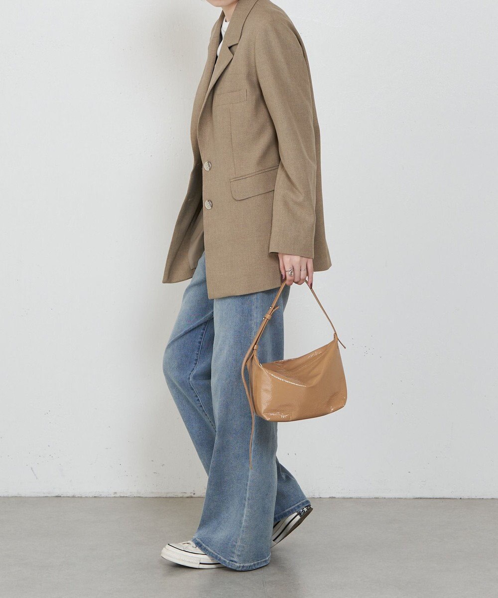 russet エナメルワンショルダーバッグ(CE-1635) 