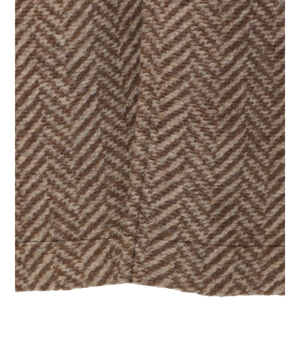 CRAFT STANDARD BOUTIQUE ウール混ガンパッチロングコート 