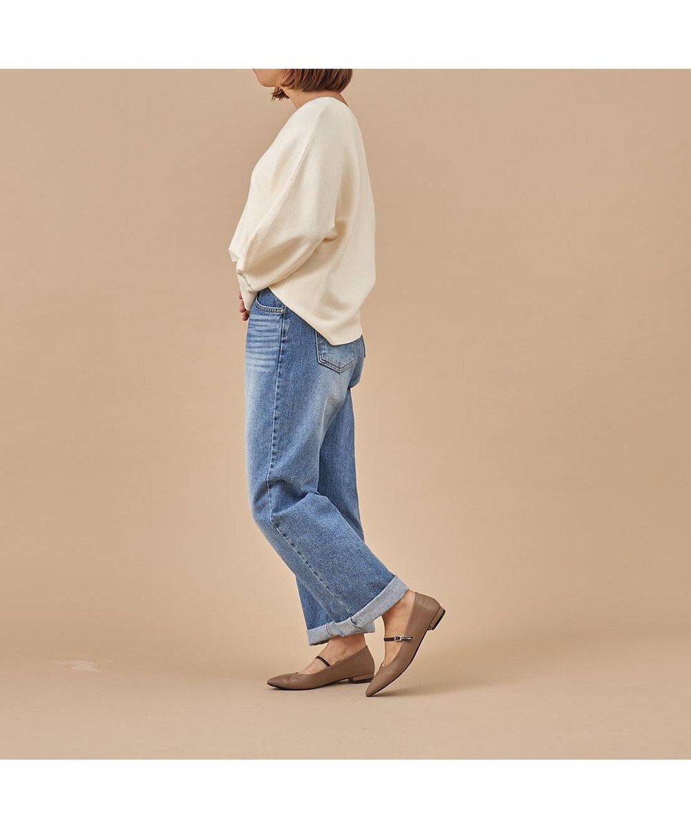 MODE ET JACOMO <carino>【レイン対応】配色ベルトメリージェーン 