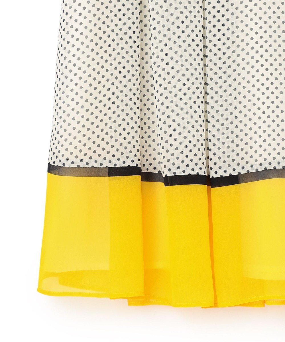 GRACE CONTINENTAL ドットBOXタックスカート 