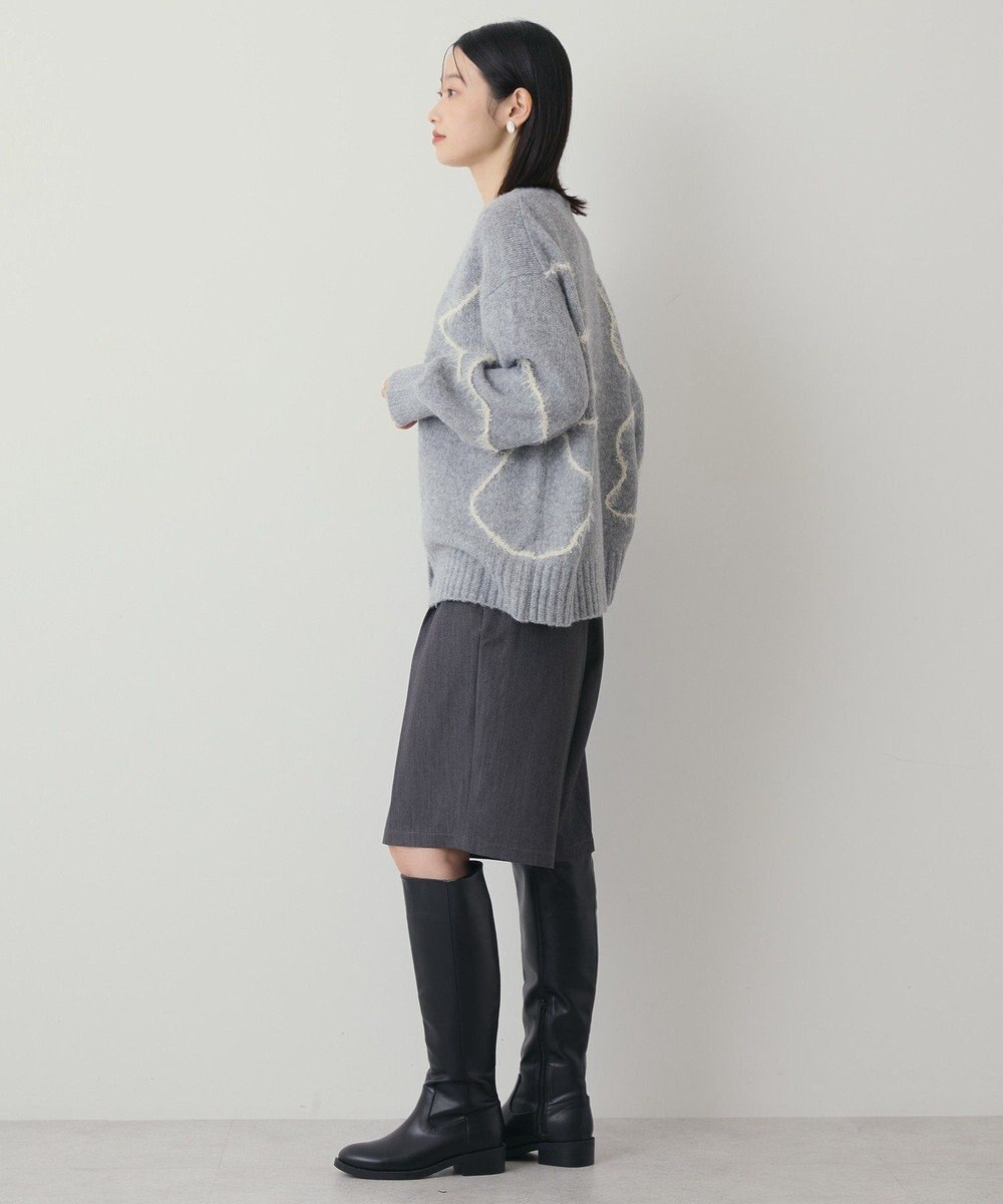 AMERICAN HOLIC ニュアンスライン柄Ｖネックカーディガン 