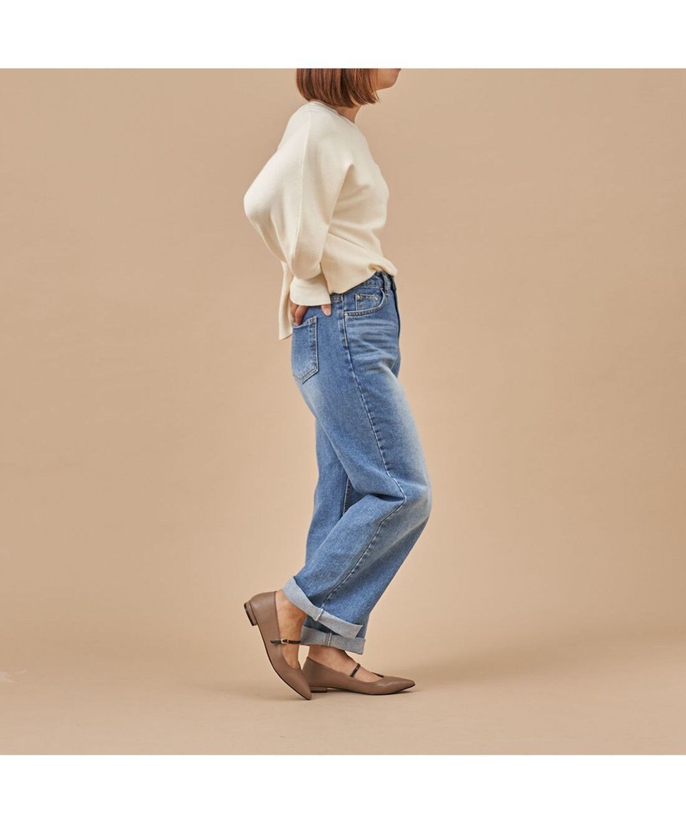 MODE ET JACOMO <carino>【レイン対応】配色ベルトメリージェーン 