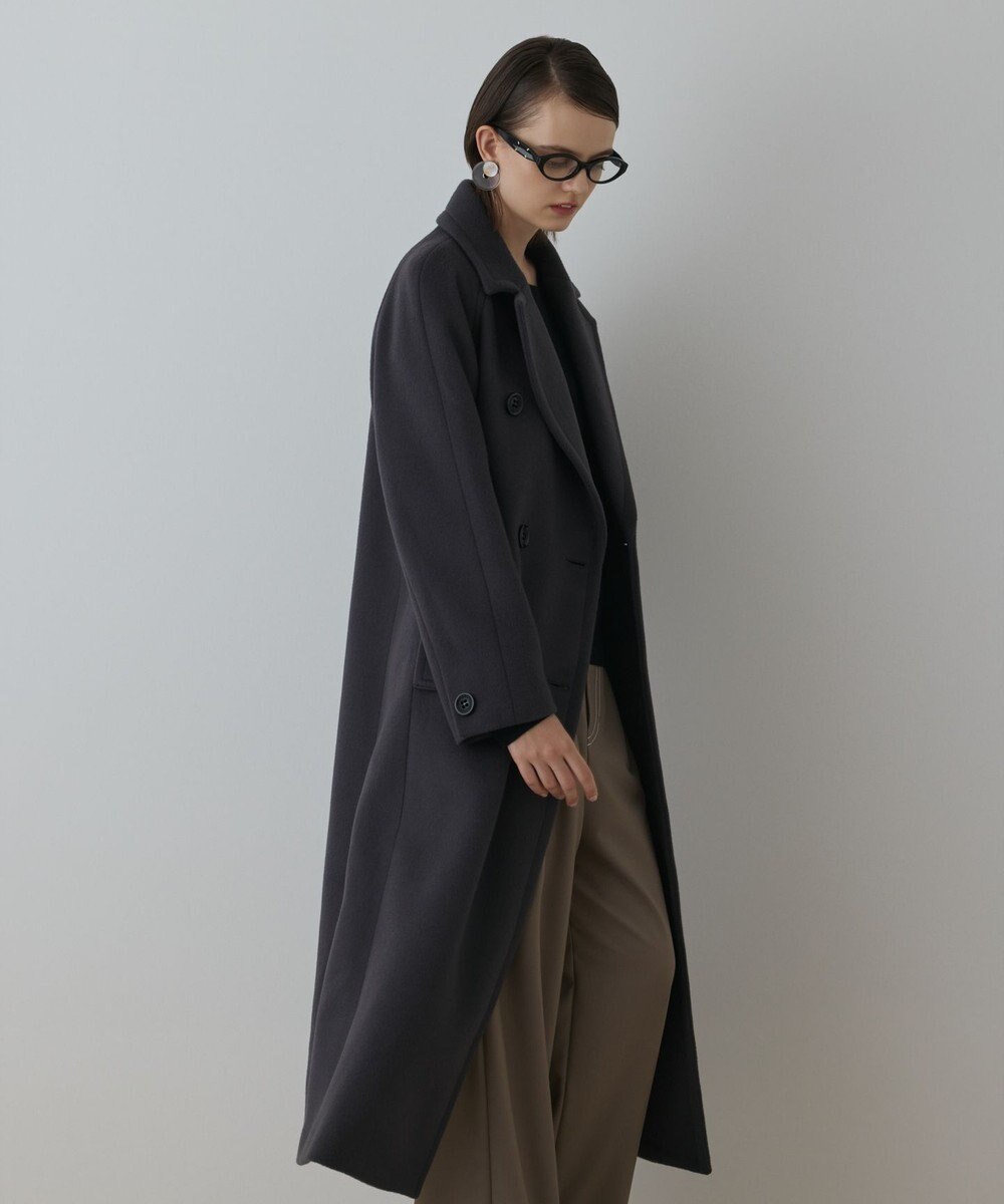 GRACE CONTINENTAL ショートビーバーロングコート 