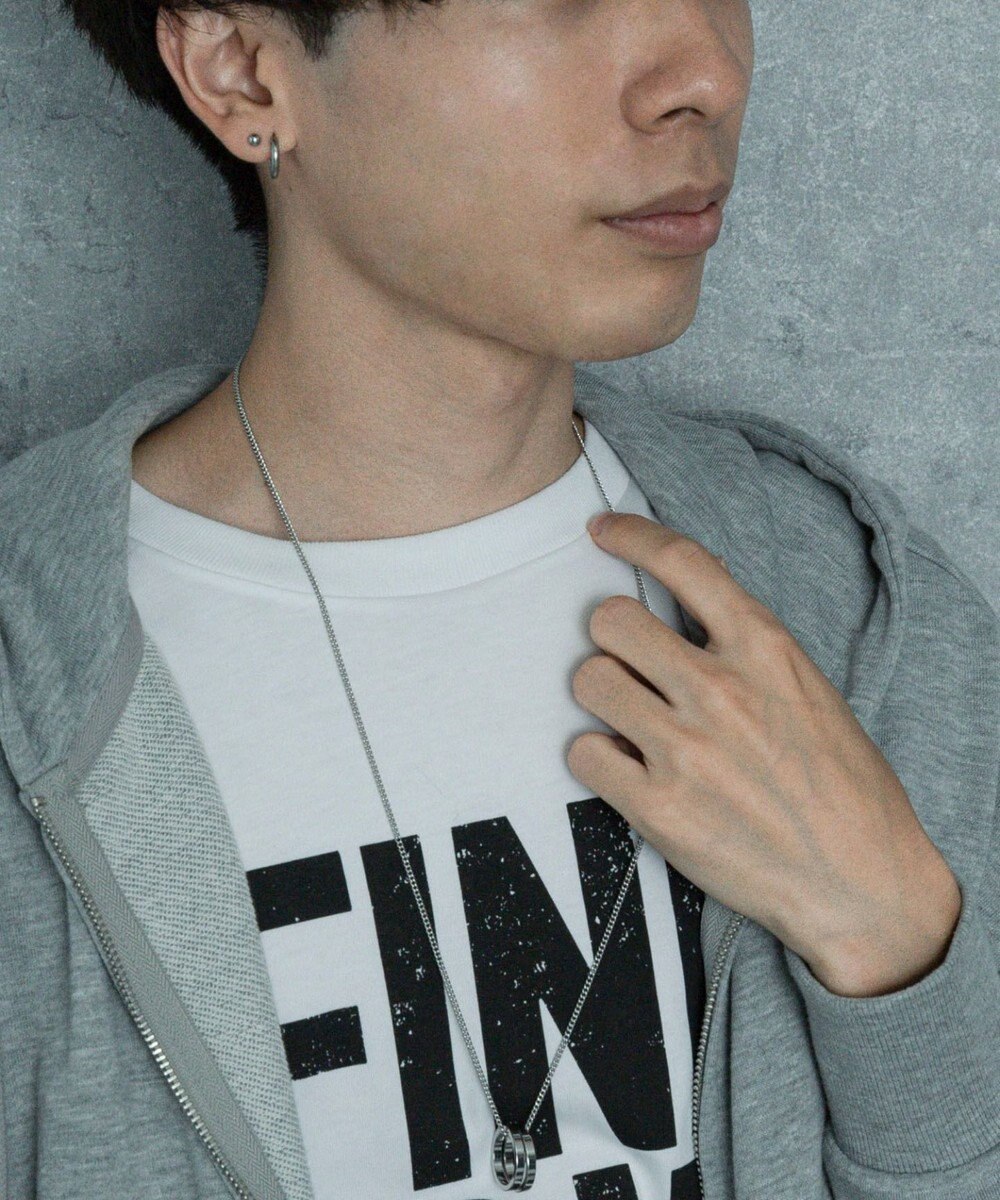 WEGO Mモチーフロングチェーンネックレス 