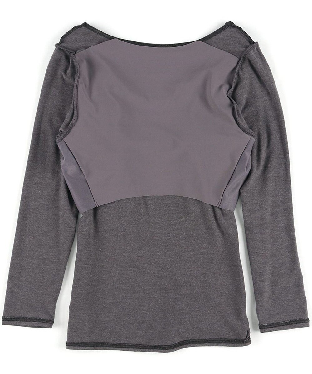 Wing カップ付きインナー あったか素材 ラク きれいなバストシルエット 【シンクロブラトップ】 8分袖 長袖 秋 冬 ET1865 ウイング／ワコール 