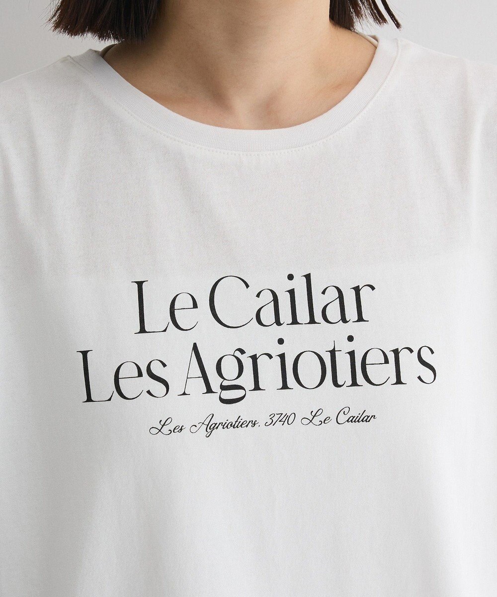 Green Parks ノースリーブフェミニンロゴプルオーバー 