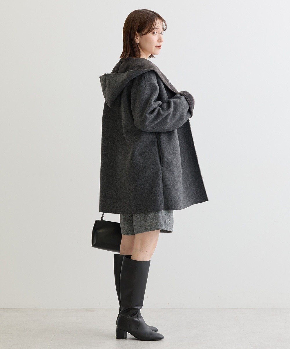 Green Parks フーディガウンコート 