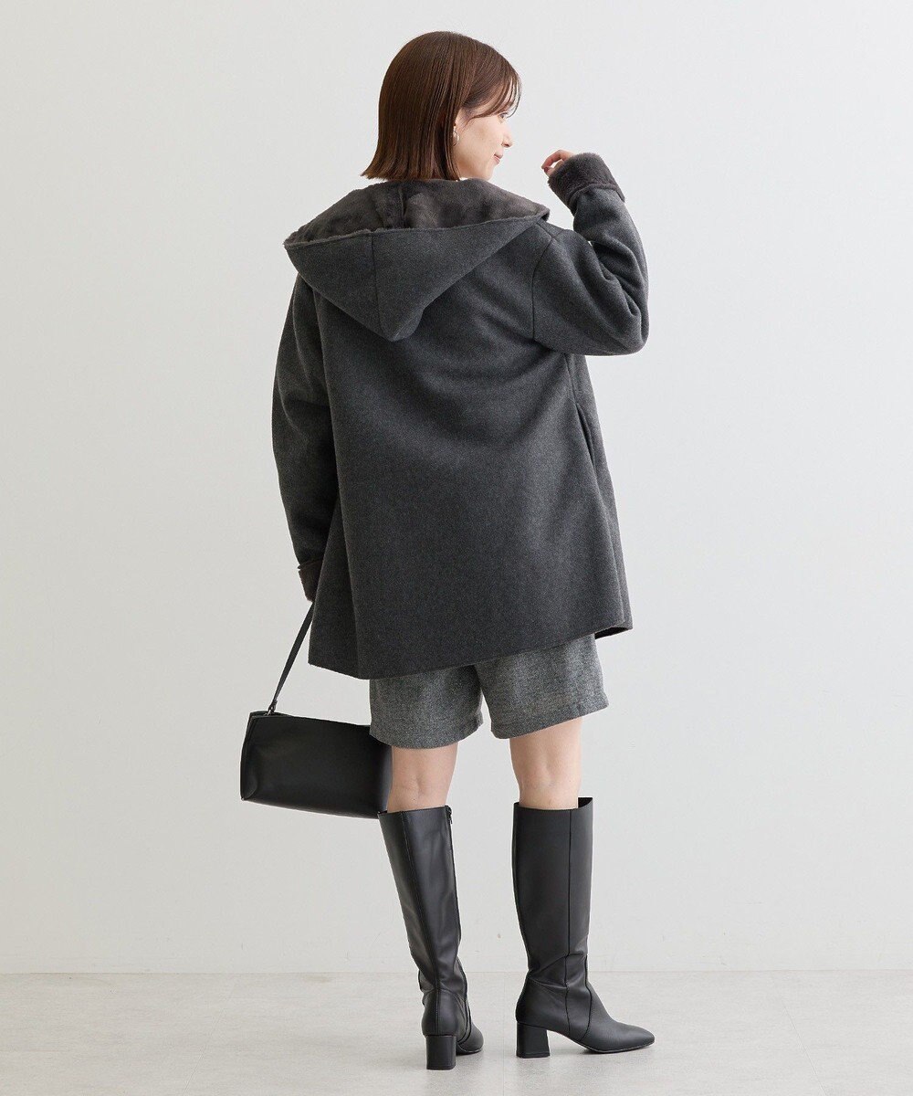 Green Parks フーディガウンコート 