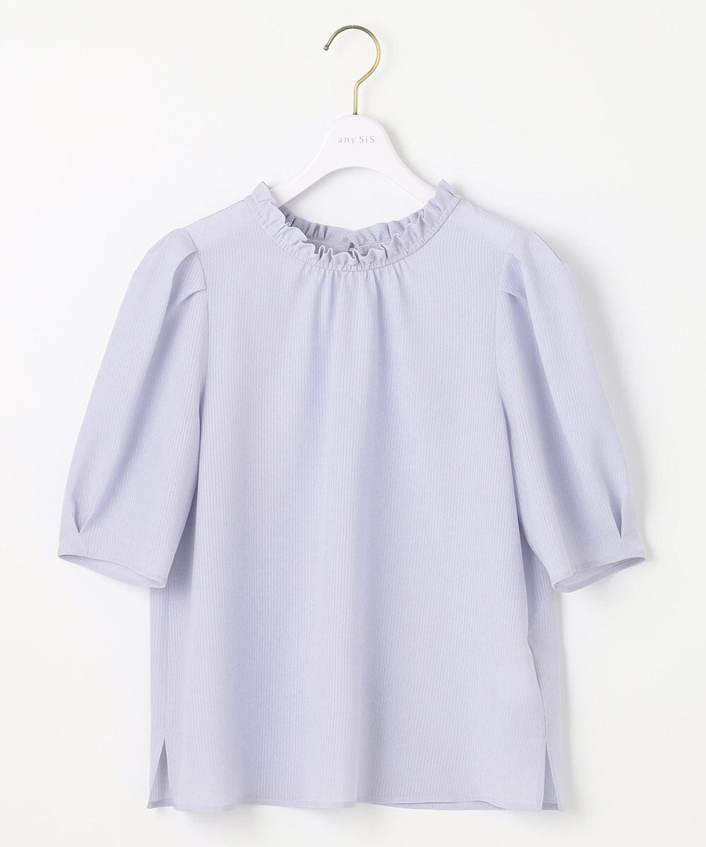 ANY SIS 【洗える】シアーストライプ ブラウス 