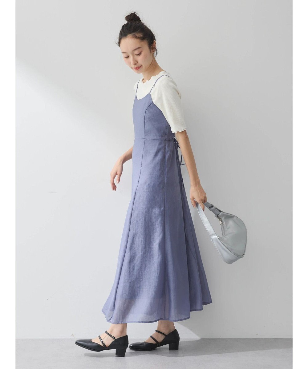 earth music&ecology バックレースアップワンピース 