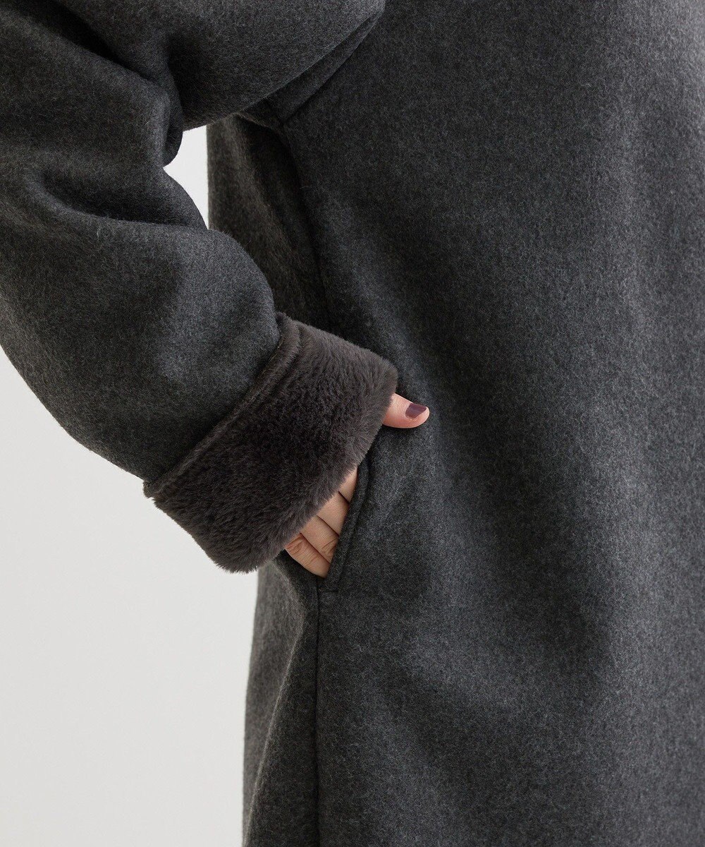 Green Parks フーディガウンコート 