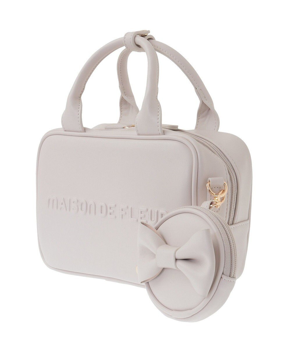 Maison de FLEUR ポーチ付き2Wayボストンバッグ 