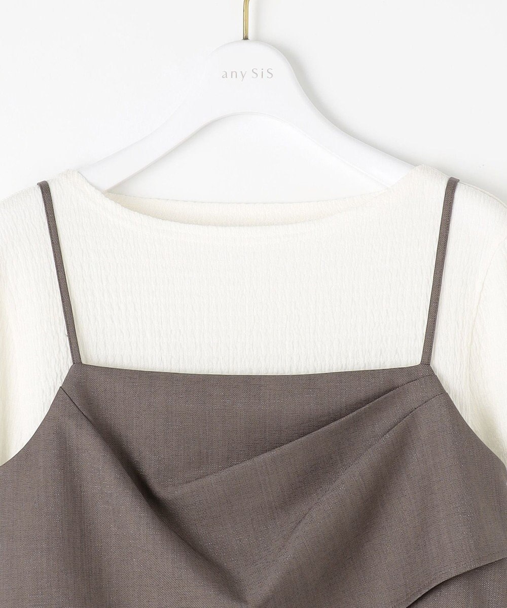 ANY SIS ビスチェワンピース × カットソー セット 