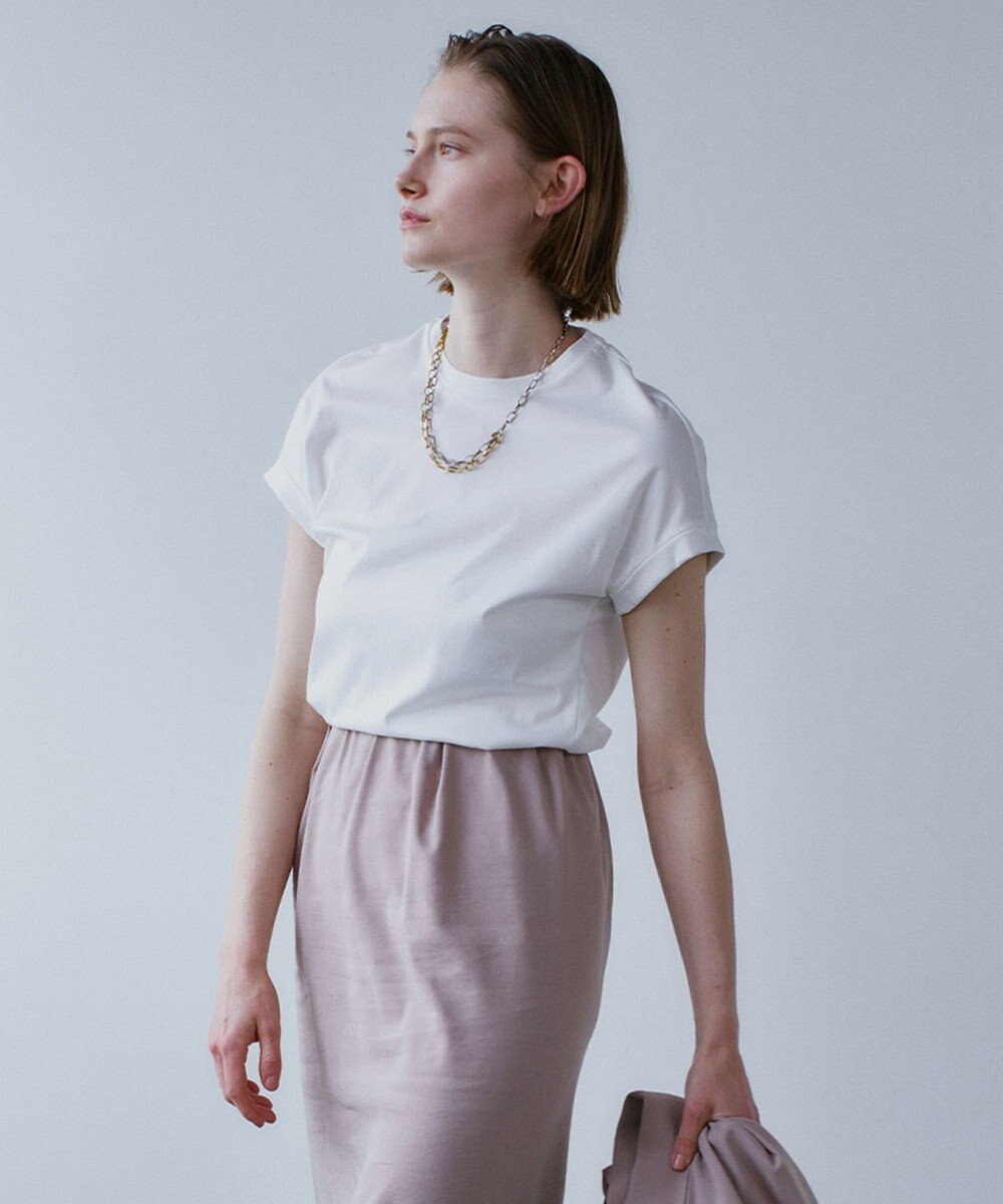 BEIGE， BORNA / コットンスムースTシャツ 
