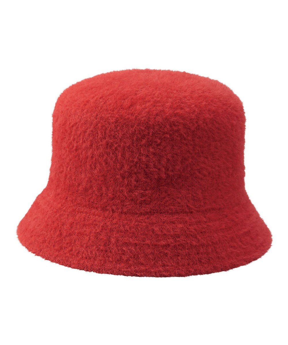 MOONBAT 【洗える】estaa アンゴラ風バケットハット 