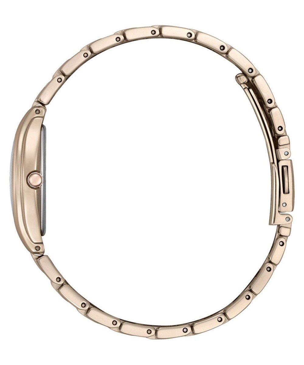 CITIZEN 【電池交換不要】サクラカラーのトノー型ウオッチ 