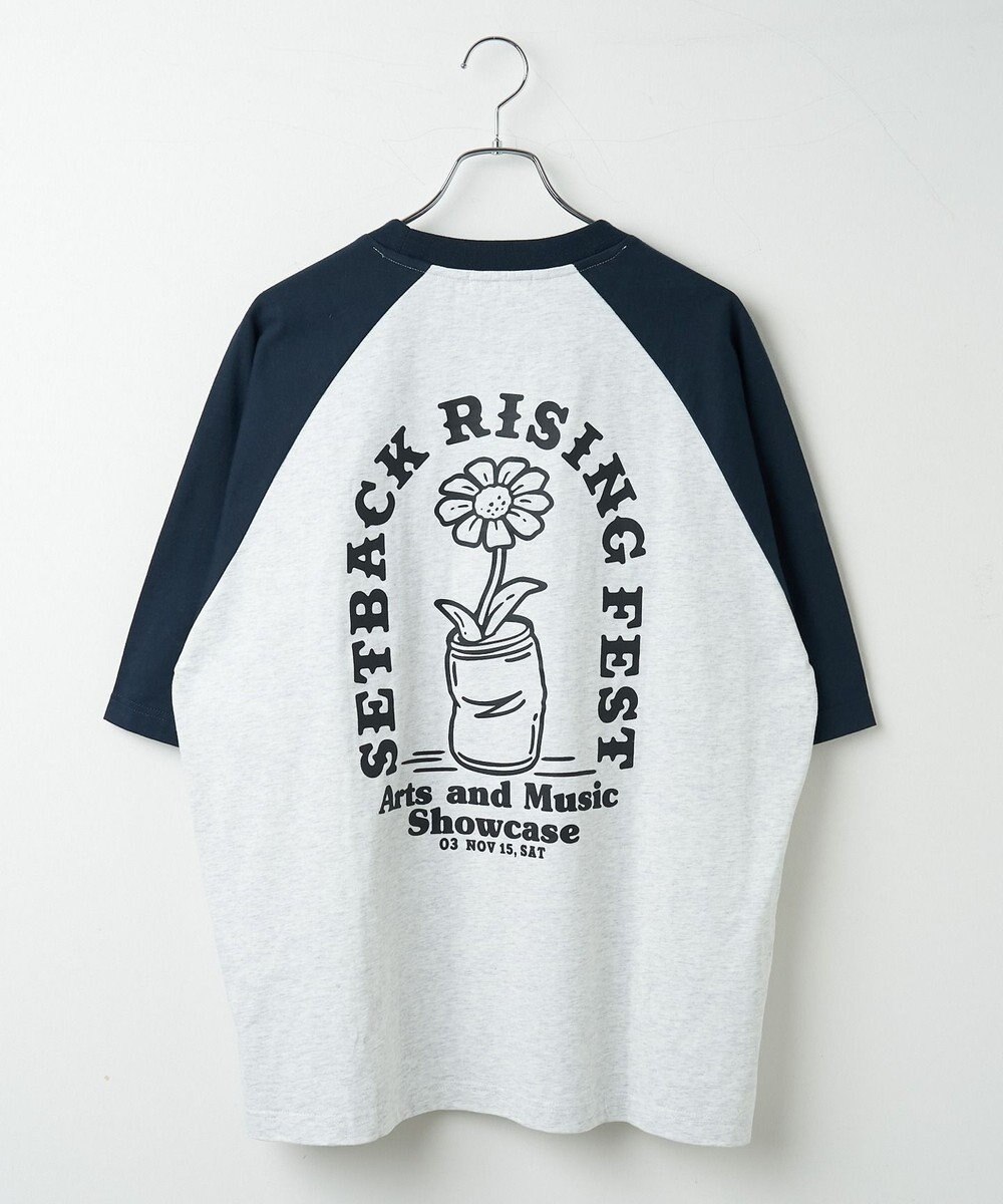 WEGO 【ユニセックス着用ITEM/】グラフィックラグランBIGT（S） 