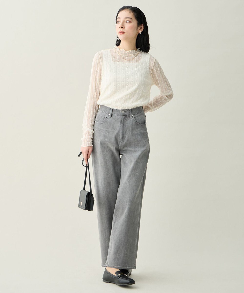 ANY L レースインナートップス 