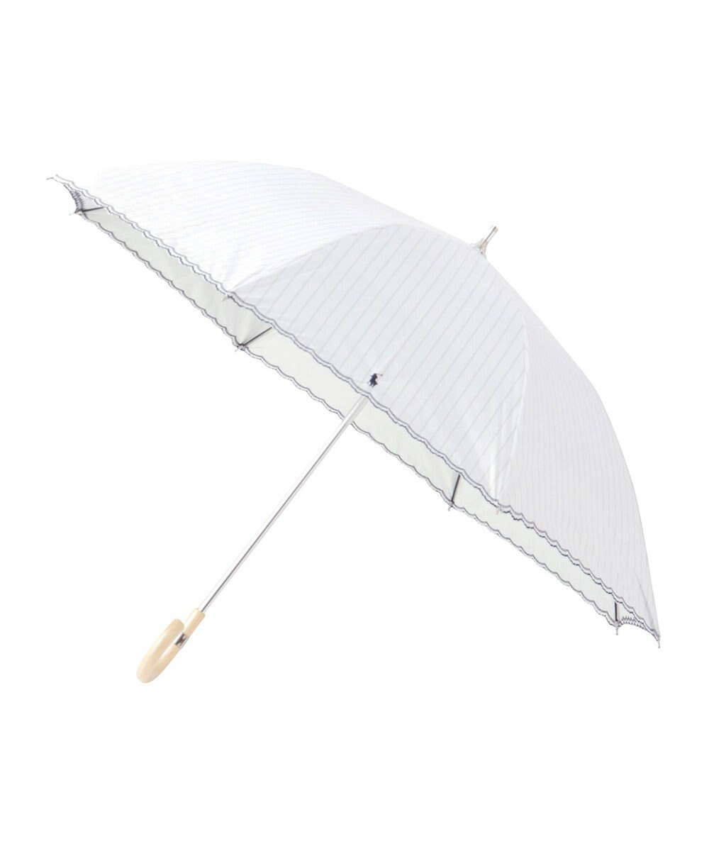 MOONBAT 【軽量】POLO RALPH LAUREN 晴雨兼用日傘 長傘 ストライプスカラ／遮光 遮熱 UV 