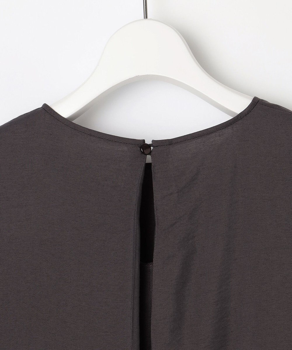 自由区 S 【セットアップ対応・接触冷感・UVケア・洗える】エアリーツイルノースリーブ ブラウス 