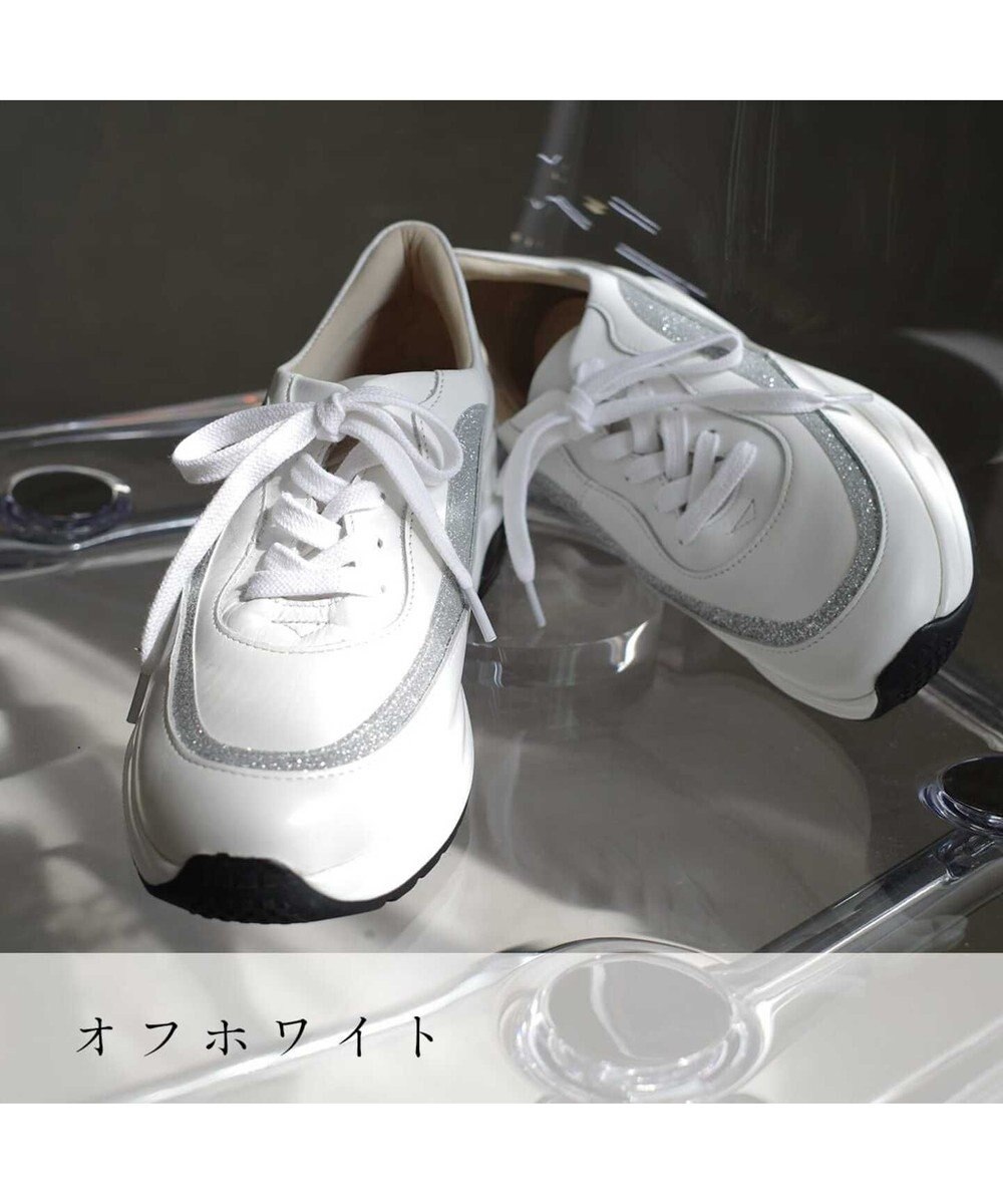 Pointer 日本製 本革厚底スニーカー 