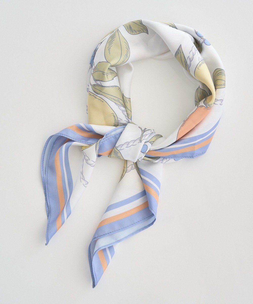 earth music&ecology 【接触冷感】ＵＶ対策フルーツ柄スカーフ 