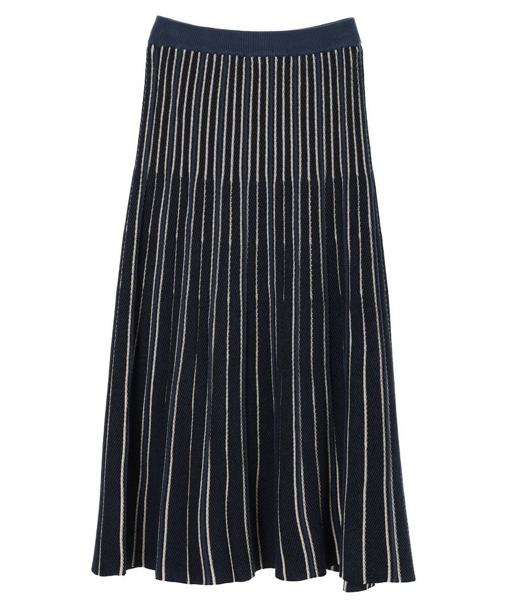 CRAFT STANDARD BOUTIQUE 配色ストライプニットスカート 