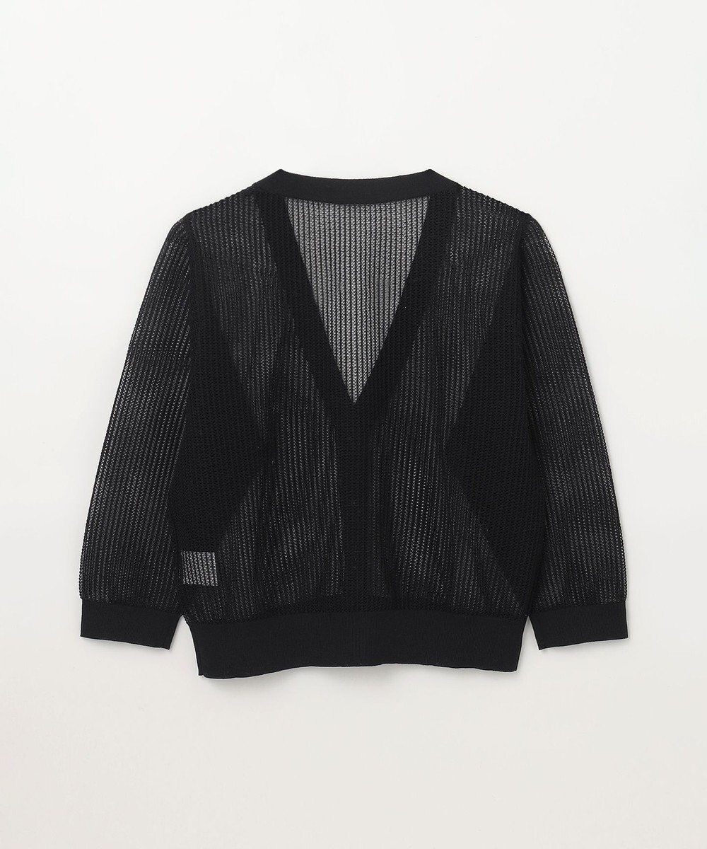 GRACE CONTINENTAL メッシュニットカーディガン 