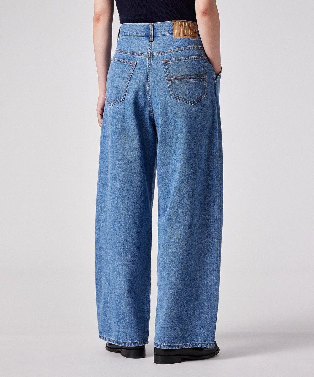 Paul Smith インディゴ ワイド デニムパンツ 