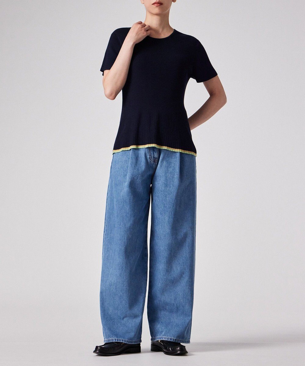 Paul Smith インディゴ ワイド デニムパンツ 