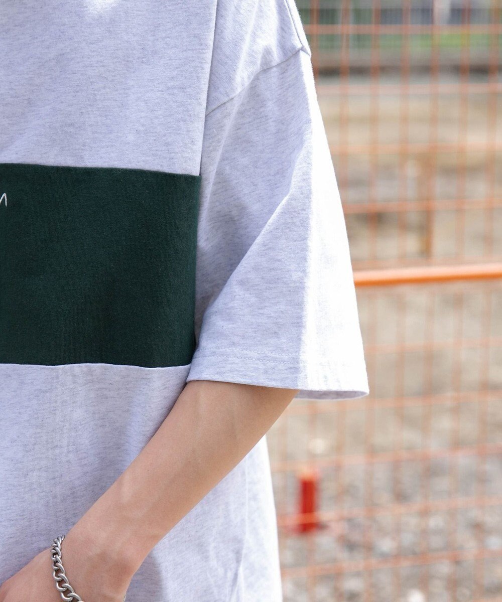 WEGO ワンポイントカラーブロックプルオーバー 