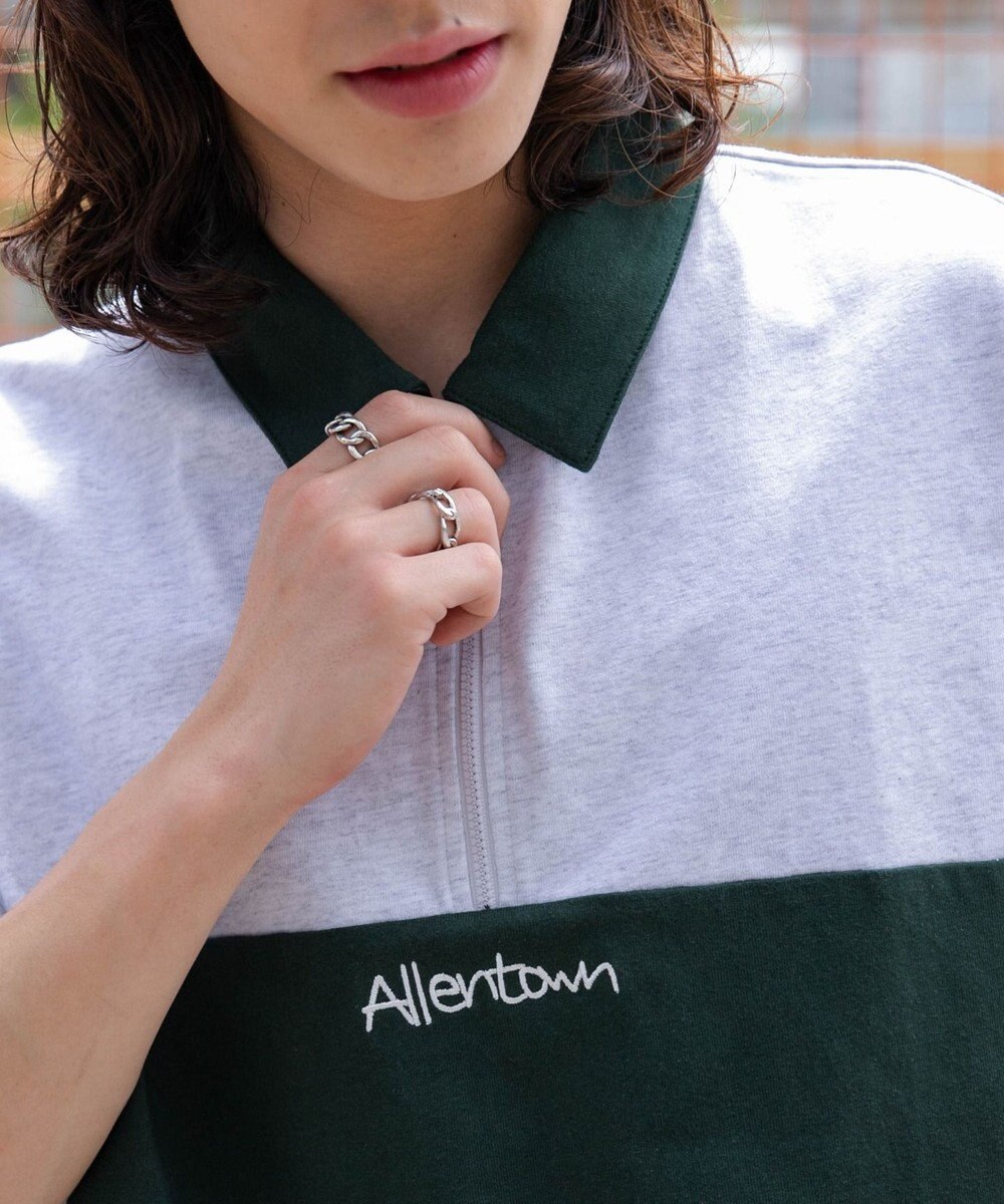 WEGO ワンポイントカラーブロックプルオーバー 