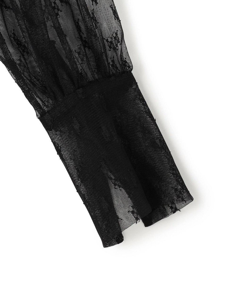 BEIGE， 【洗える・Oggi 11月号掲載】CLOVIS / ケープデザイン総レースブラウス 