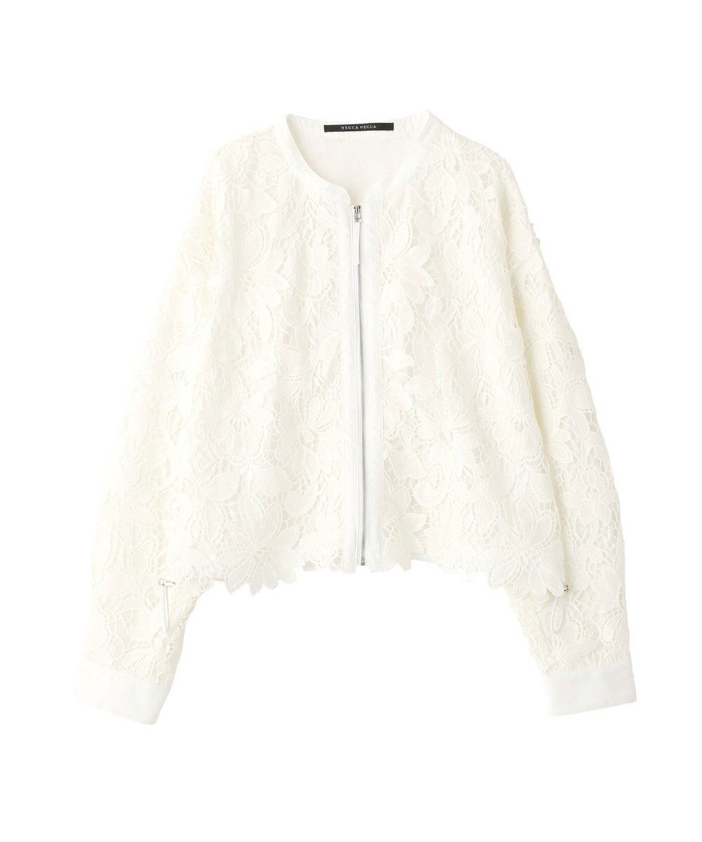 YECCA VECCA レースブルゾン 